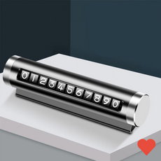 주차번호판 차대 번호판 논슬립 잠시 주차 중, 블랙