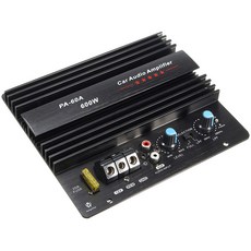 12V 600W 자동차 앰프 보드 PA-60A 서브 우퍼 회로 모듈 자동차 전원 앰프 블랙, 검은색