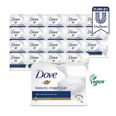 도브 비누 대용량 화이트바 135g x 20개, 20개입