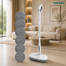 지엔베르그 차이슨 무선 물걸레청소기, 화이트, GN-2000R
