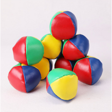 콩 주머니 운동회 저글링 오재미 공 색동 1P, 1개