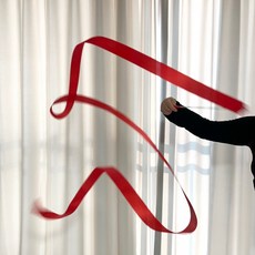 리듬체조 리본 4m 레드, 1개