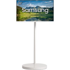 삼성전자 스마트모니터 M5 32인치 OTT 넷플릭스 유튜브 삼탠바이미 이동식 스탠드 거치대 IPTV, 80cm, 화이트_삼성 정품 스탠드 추가 / 삼성기사설치