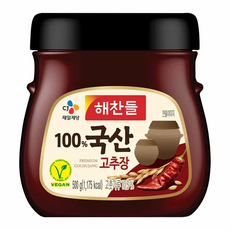 해찬들 100% 국산 고추장, 500g, 1개