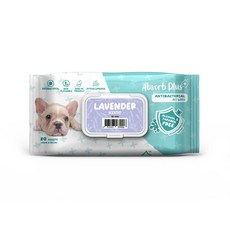 Absorb Plus 寵物濕紙巾 薰衣草香 80抽 加厚柔軟 親膚低敏 無酒精無防腐劑 經皮膚測試, 80個裝, 1包
