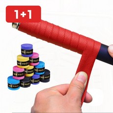 골프 그립 테이스 배드민턴 스포츠 라켓 손잡이 미끄럼, one 5-홀오버그립-레드, 1개