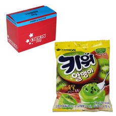 오리온 키위알맹이 젤리, 67g, 10개