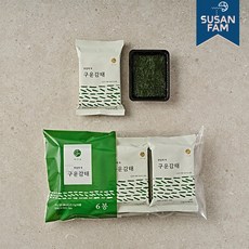 감태명인 도시락, 2.5g, 6개, 한입에 쏙 구운감태