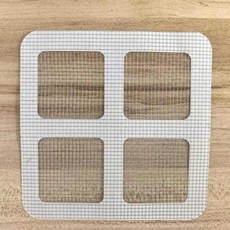 窗紗紗網DIY居家夏季多功能防蚊蟲高透自粘隱形自裝網紗防蚊紗窗, 修補貼 三片裝