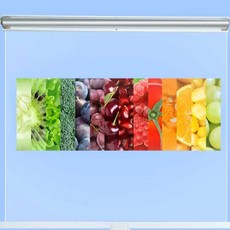 투명 PVC 커튼 블라인드 가리개 차단 냉장고 쿨커튼 가림막 업소용 비닐 롤러