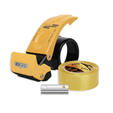 테이프 커터기 디스펜서 포장테이프 역회전방지 커터 카타기 팀메이커, 박스테이프컷터(대)+컷터기날 1개추가