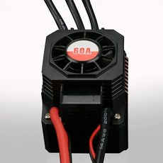 드론부품 Hobbywing SEPS 날개 PRO 바디 T30 드론날개 전원 하단, D. 팬이 있는 60A