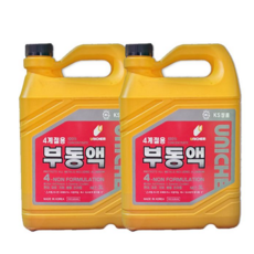 유니켐 사계절 부동액 레드, 2개, 3L