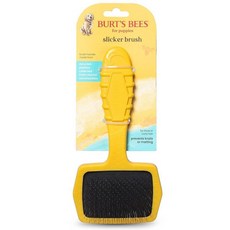 Burt's Bees for Pets 해안 지역 사회에서 수집한 재활용 플라스틱으로 제작 손잡이가 달린 양면 벼룩 빗 강아지용 2-in-1 그루밍 도구 벼룩 및 벼룩 알, 7 Inch, 플라스틱 슬리커 브러시