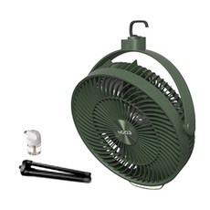 (재고보유) 샤오미 EDON 3in1 다기능 무선 캠핑선풍기 E708 모기퇴치버전 저소음 무드등, 그린