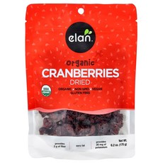 엘란 유기농 건조 크랜베리 175g(6.2oz) ELZ-08040