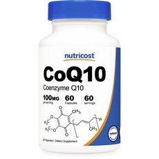 Nutricost 輔酶 Q10 100 毫克膠囊, 1個, 60入