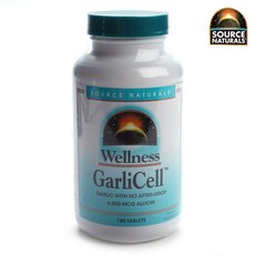 SOURCE NATURALS Wellness Gallicel 6000mcg 片劑, 1罐, 180顆