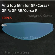 AGV 피스타 GPR 코르사 R 레이스 3 안티포그 필름 스티커 바이크 오토바이 헬멧 렌즈 바이저 액세서리 투명, 04 10PCS