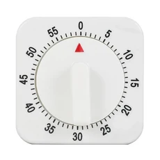 기계식 타이머 60분 스톱워치 시각적 카운트다운 요리 시간 관리기 휴대용 큰 알람, 02 A