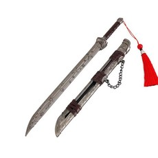 千雷文創精品 大奉打更人 許七安 太平刀 30公分長劍 附刀劍架, 1個