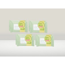 식물나라 비건쑥 마일드 페미닌 여성청결제 티슈 10매 8개