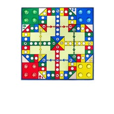 飛行棋地毯遊戲墊, 塑膠棋 40*40cm 飛行棋地毯, 1個