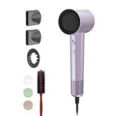 DIKE 等離子溫控護高速吹風機 HBF210 （附磁吸順髮吹嘴/禮盒裝）, 紫色吹風機