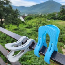 튼튼한 대형 더블 빨래집게 1매 이불 다용도 신발 이중 플라스틱, 1개, 블루 1P