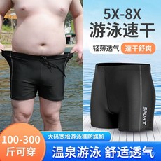 男士寬鬆泳褲 加大尺碼 速乾透氣 舒適運動
