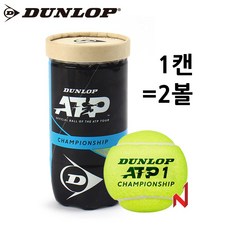 던롭 테니스공 ATP 챔피언쉽 시합구 1캔=2개입, 단품, 1개