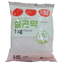 식자재왕 실곤약, 6개, 1kg