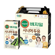 베지밀 5060 시니어두유 ., 190ml, 16개
