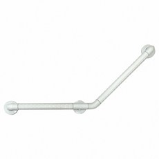 蝴蝶衛浴 抗菌安全扶手斜臂三點【穩固 大角度】斜臂型浴室扶手.無障礙.不鏽鋼.浴室.廁所.夜光防滑.通過SGS抗菌測試, 1個, (B) (三點) 45x45cm, 【I廊4】