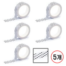 디자인마스킹 테이프 프린텍, 5개, 블랙트라이앵글