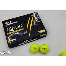 2023년 혼마 D1 스피드몬스터 (3피스) 골프공 1더즌 12구 - 화이트 옐로우 (병행), 1개, 12개입