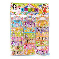 小胡玩具 時尚換裝貼紙, 1個, 1包(隨機不挑款）