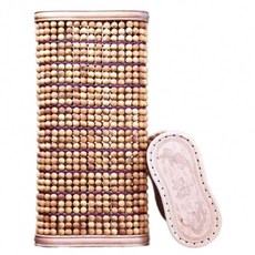 프리미엄 대나무 편백베개 건강 지압 목침경침 여름 숙면 어르신베개 목편한베개, 타원형대나무(무늬)