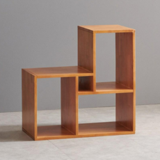 진승교역 원목 공간박스 모듈가구 수납박스 거실 침실 사이드선반 책장 거실장, 브라운