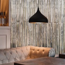 니즈플리 골드 색상 파티용커튼 줄커튼 클럽커튼 장식용커튼 파티은박커튼