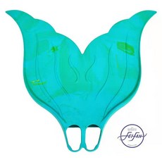 인어 머메이드핀 머메이드테일 프리다이빙 모노핀 공주 인어꼬리 수중 테일, 그린