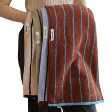 【Stay Soft】455G厚! 精梳棉浴巾 / 毛巾 大浴巾 厚浴巾 厚毛巾 浴巾加大 純棉浴巾 吸水浴巾 纯棉毛, 苔綠咖色,毛巾｜34x75cm, 1個