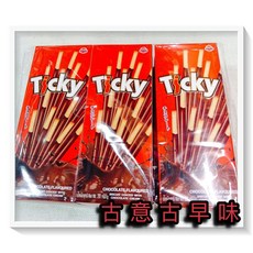 古意 古早味 奇趣棒餅 巧克力口味 12入/盒 懷舊零食 糖果 餅乾, 1個