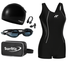 써핏 여성 2부 U백 실내 원피스 수영복 6종 세트 SFSW021