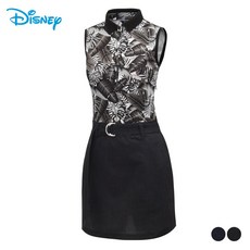 DISNEY GOLF 女款腰帶翻領連身裙 DJ2LTS058