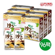 삼육두유 발아현미19곡 두유, 190ml, 96개