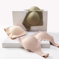 슬림체형부터 빅사이즈까지 가벼운 심리스 일체형패드 노와이어 런닝형 브라 N9045