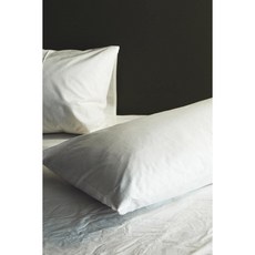 H&M 브랜드관 코튼 베개커버 화이트 0824404041