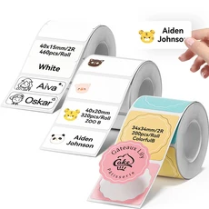 3 롤 NI B21 B3S B1 B31 열 라벨 의류 자체 접착 태그 방수 스마트 오 포켓 프린터, Mix B-3rolls