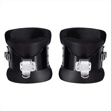 철봉 신발 거꾸로스트랩 발목걸이 발목보호 발걸이 고정 물구나무서기, 블랙, 기본 모델명/품번